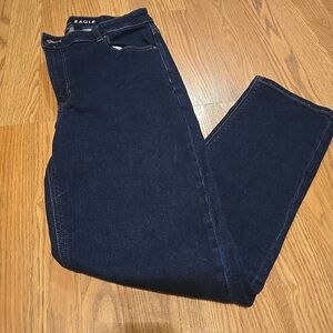 American Eagle Outfitters Women's Straight Leg Jeans - Indigo